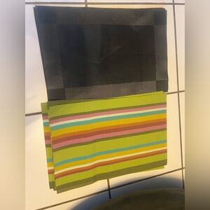 Colorful Striped Placemats (9pc)